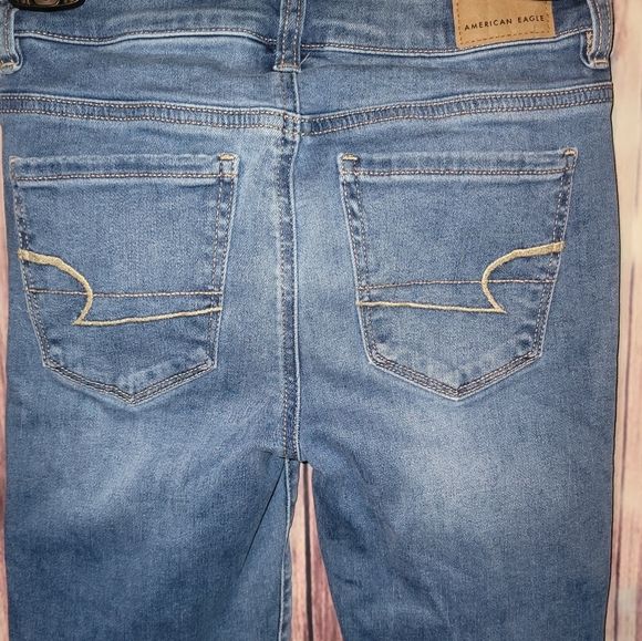 American Eagle Next Level Stretch High Rise Jegging - Size 0R - EUC - Picture 6 of 10
